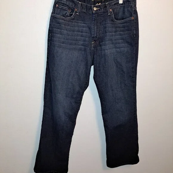 Lucky Brand Dungarees by Gene Montesano Classic fit Jeans Size 34 Short Inseam - Picture 7 of 12